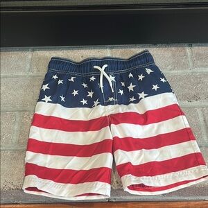 4th of July swim trunks